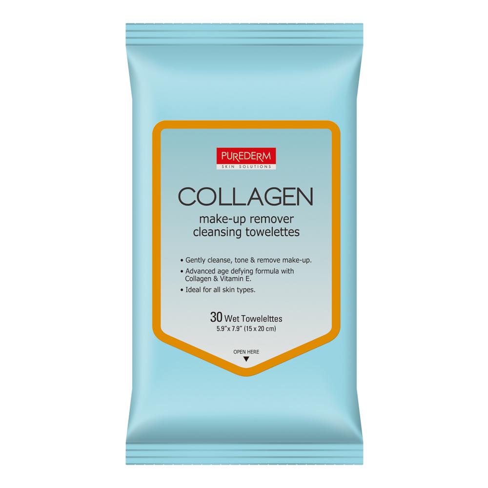 Collagen Makeup Remover Cleansing Towelettes