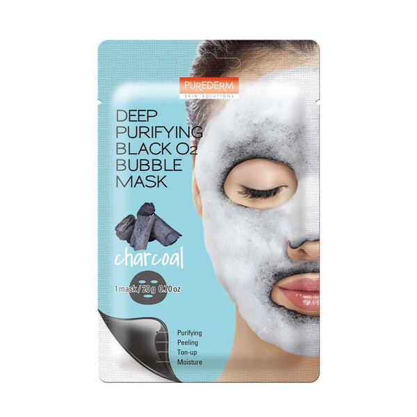 Deep Purifying Black O2 Bubble Mask (Charcoal)